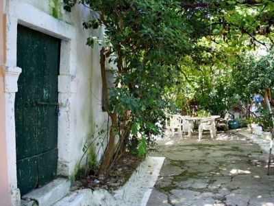 Ferienhaus Petros Agios Matheus Corfu Eingang