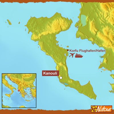 kanouli kanuli chalikounas halikunas Korission Lagoune Korfu Griechenland