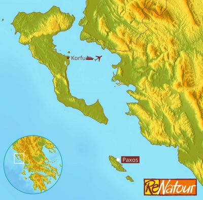 korfu paxos gaios Griechenland