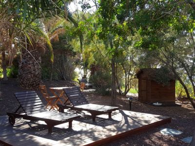 Liegesthle im Garten- Gran Canaria Eco-Lodge