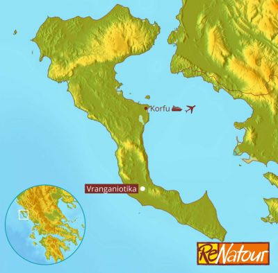 Bio Bauernhof Agriturismo Korfu Griechenland Ionische Insel Famiiie Tiere Meer