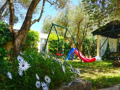 Villa am Meer Strand Korfu kinderfreundlich